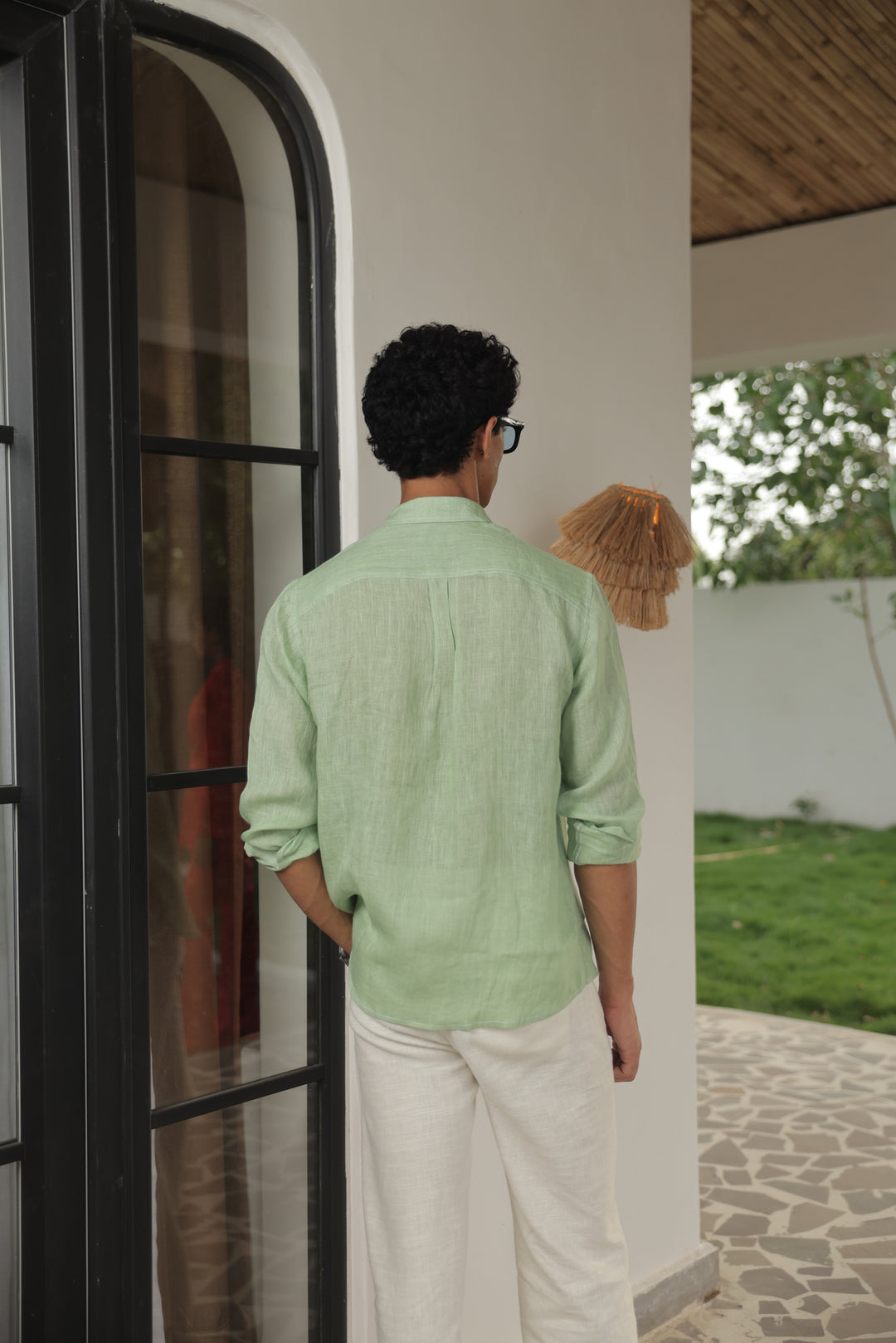 Mint Breeze Linen Shirt