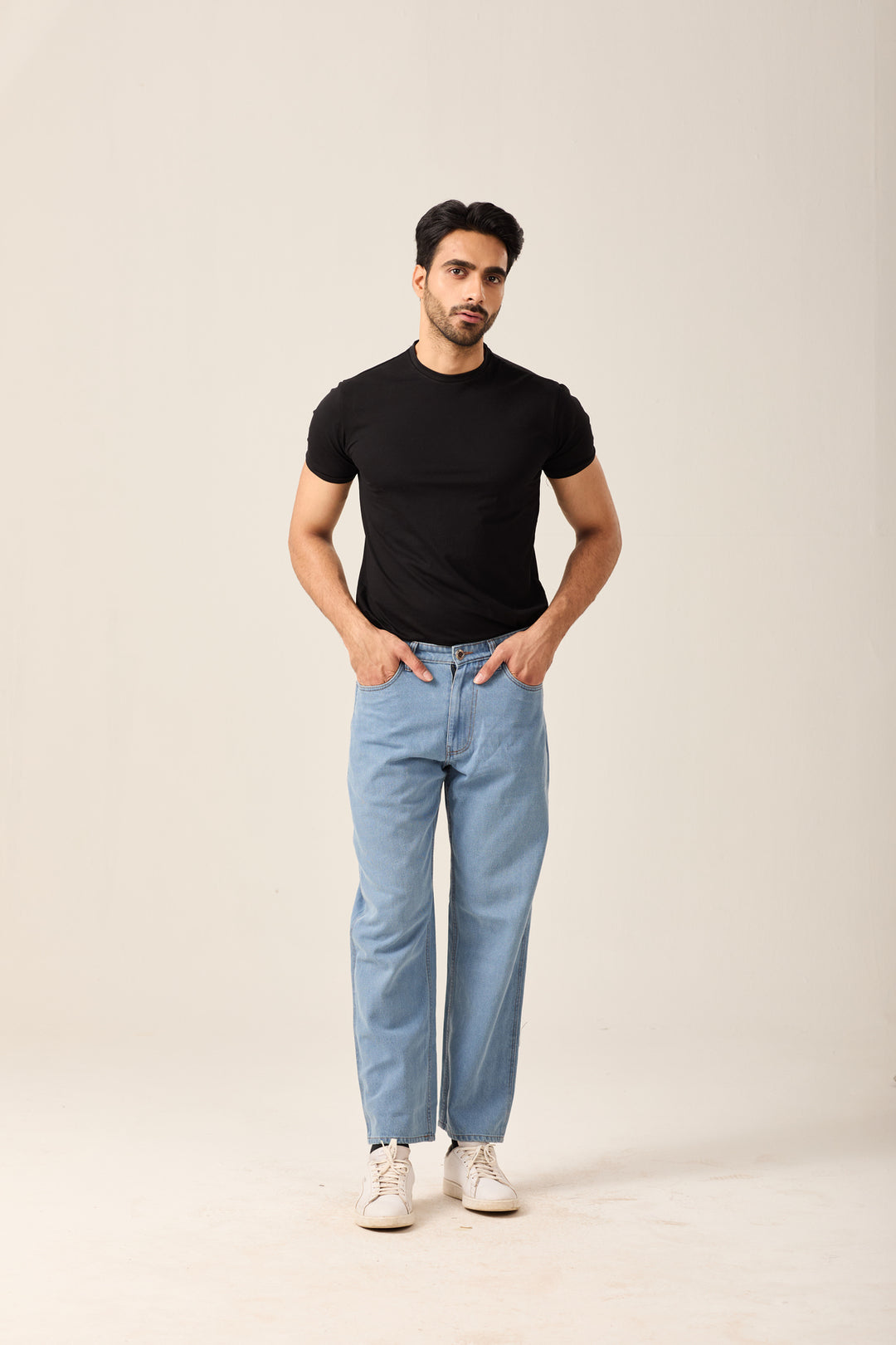 Vintage Blue Loose Fit Jeans