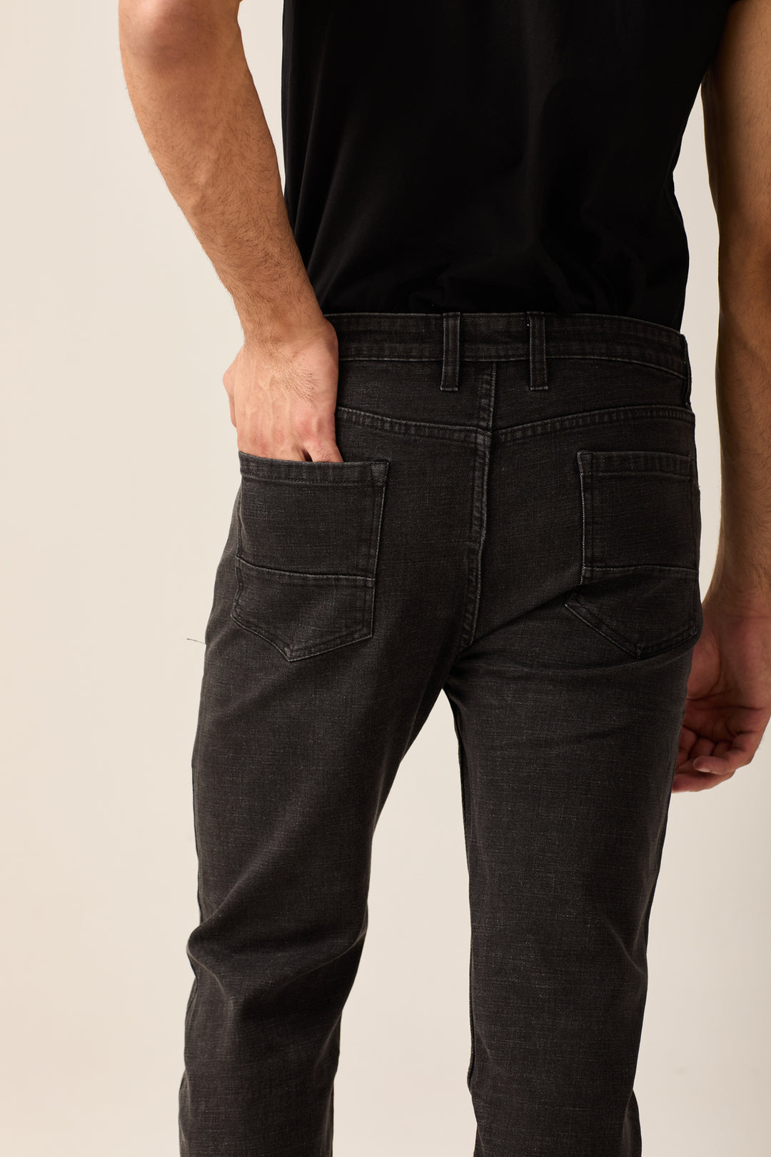 Slim Fit Charcoal Jeans